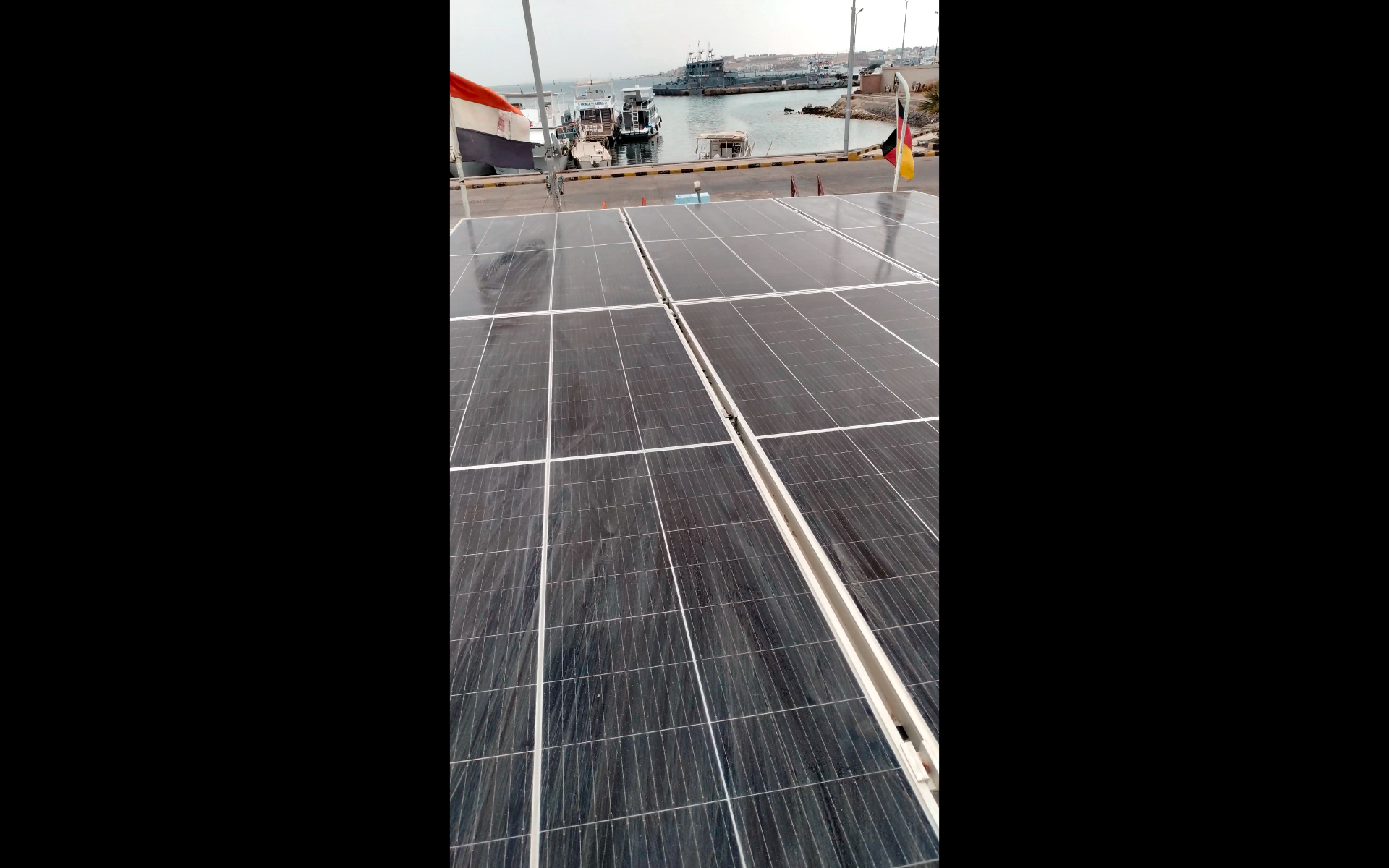 Queen of Life Boat solar installation in Hurghada, Egypt